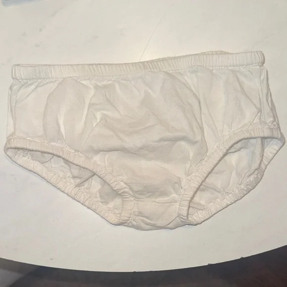 Gymboree Kids Toddlers White Bloomers Bottoms Diaper Cover Panties Underwear 2T - Picture 1 of 4